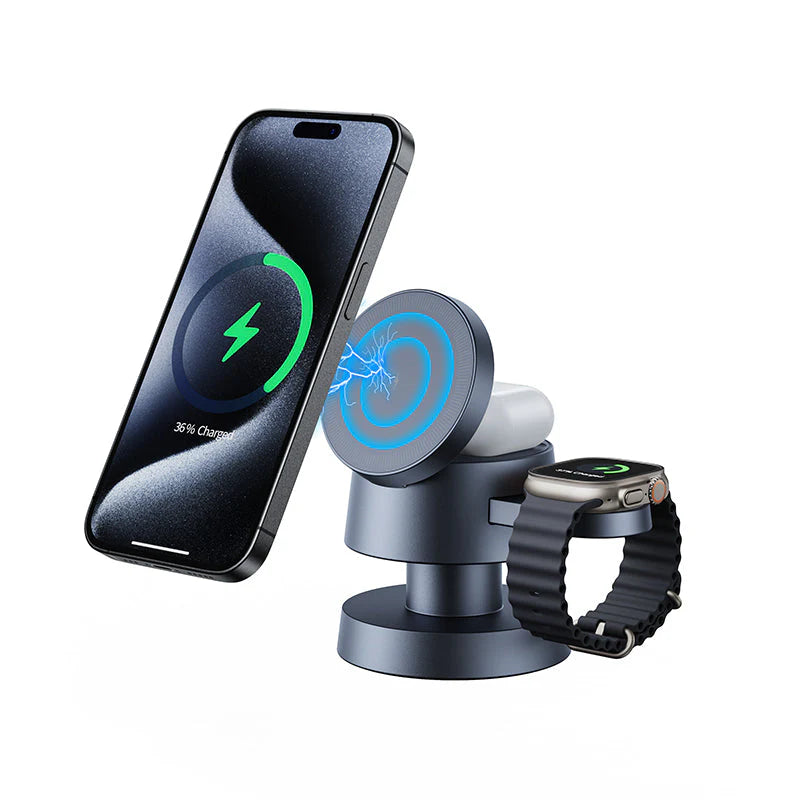 4-in-1 Magnetic Light Phone Charger Stand