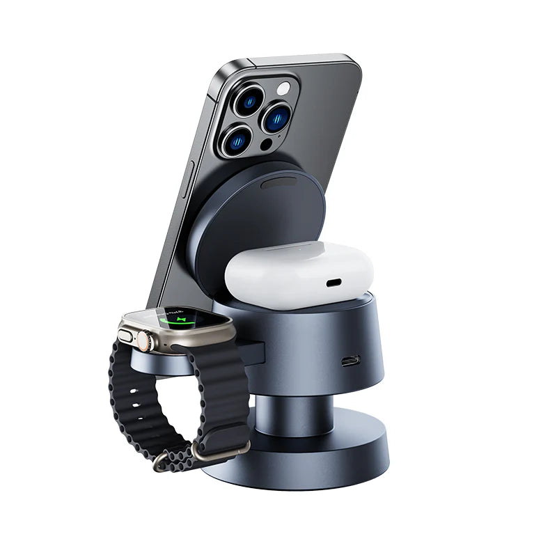 4-in-1 Magnetic Light Phone Charger Stand